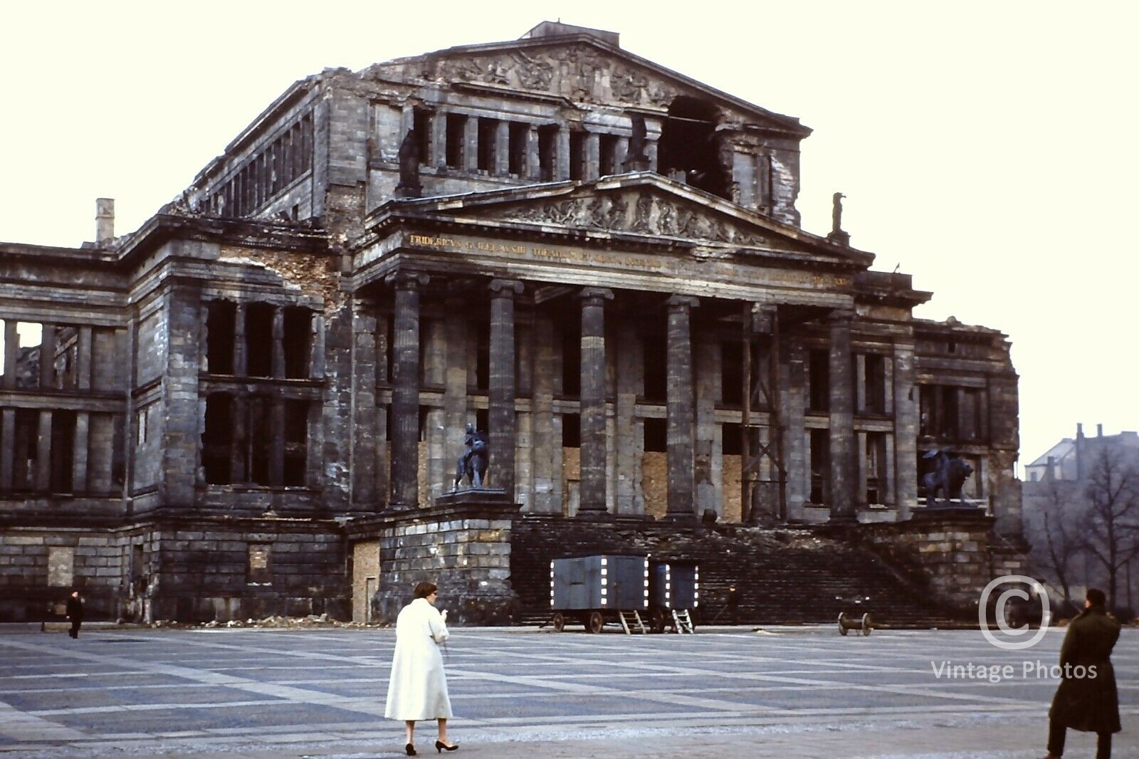 1950s Berlin Bombing Ruins