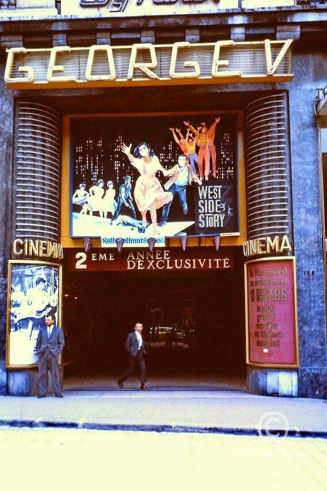 1960s George V cinema Paris Champs-Elysees West Side Story 1963