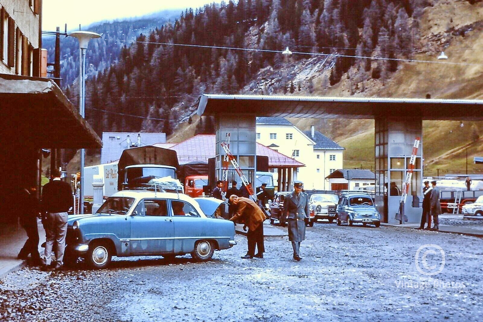 1960s Italian Border Checkpoint, Brenner Pass