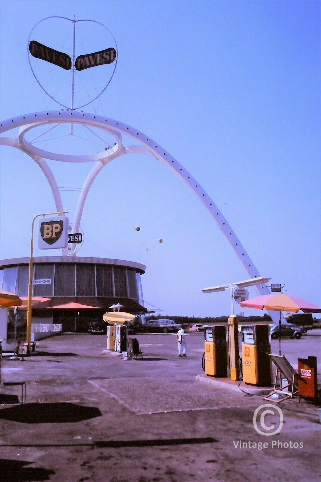 1961 BP Gas Station Italy