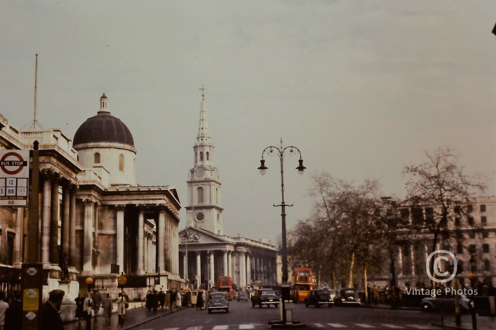 1953 National Gallery, St Martins, Trafalgar Square