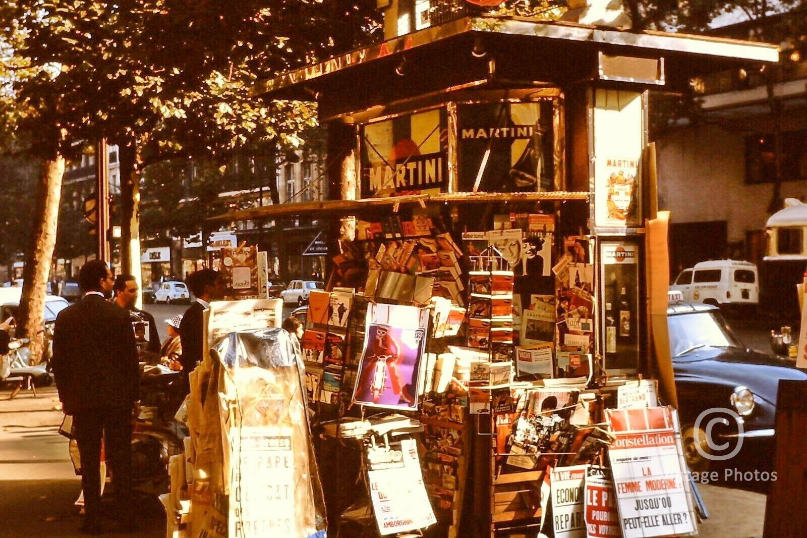 1960s Paris News Stand